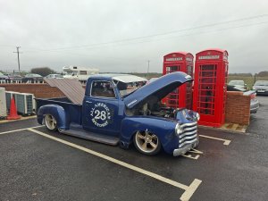 Chevy 3100 aka sonic XBV236 patina blue.