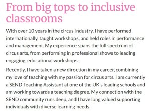 Miss Foray's Send Circus